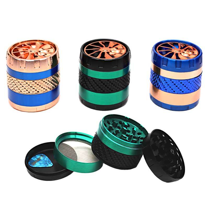 Crushers Turbo Top Gear 4 Part Grinder (GR197) | 63mm | Assorted Colors product image